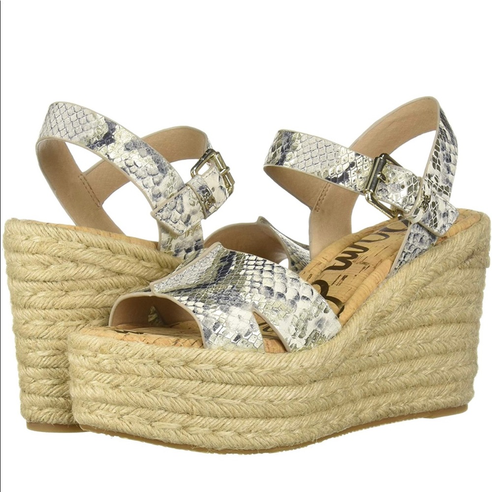 Sam Edelman Women’s Maura Wedge Sandal 9.5 NEW